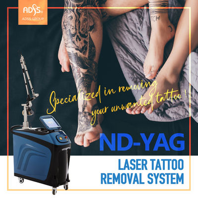 Verticale van de de Lasermachine van Nd Yag de Verwijdering van het de Laserhaar en van de Tatoegeringsverwijdering Machine ISO13485