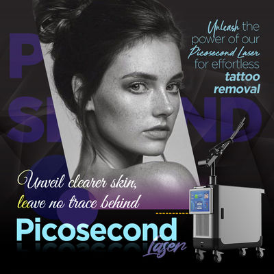 OEM professionele Picosecond laserverwijdering Nd Yag laser Picolaser tattoo verwijderingsmachine