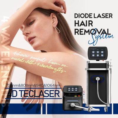 15&quot; High Power 808 Nm Diode Laser Hair Removal Machine Langdurig